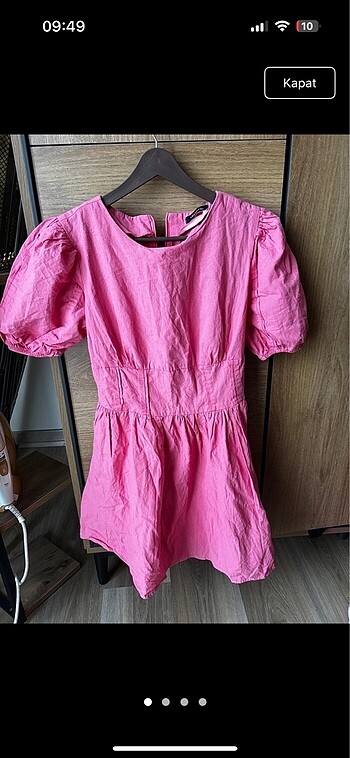 Pembe elbise