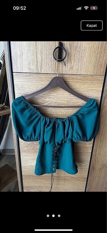 Koton Korse detaylı croptop