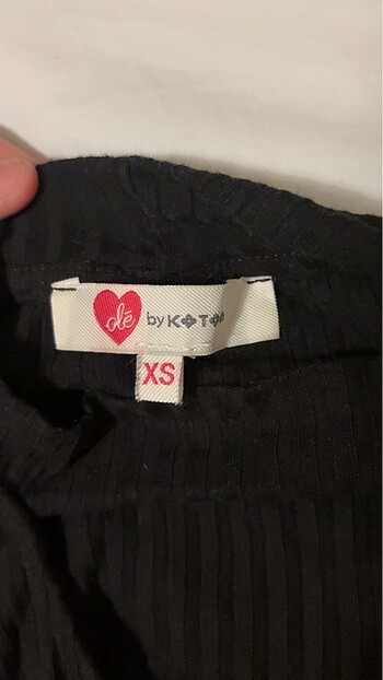 xs Beden Koton crop