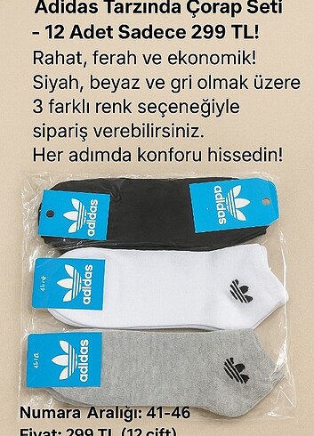 UNİSEX ÇORAP 12 ADET