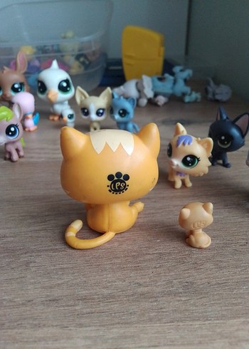 Bej Renkli Küçük Kedi Figürleri - Görsel 2