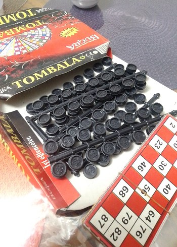 Renkli Tombala Oyun Seti Kırmızı - Görsel 2