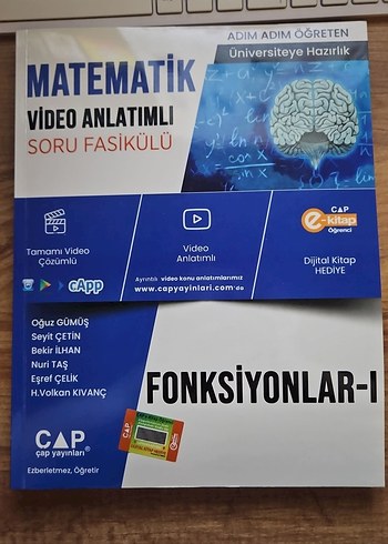 Çap Yayınları Matematik Fonksiyonlar 1-2 Soru Fasikülü