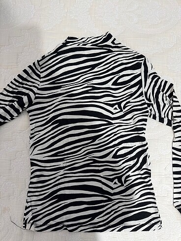 m Beden Zebra desenli body