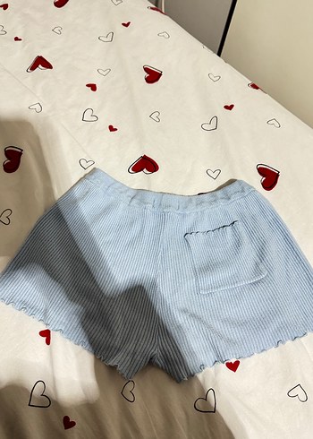 Mavi Pilili Mini Şort - Görsel 3