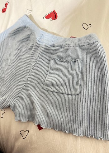 Mavi Pilili Mini Şort - Görsel 4