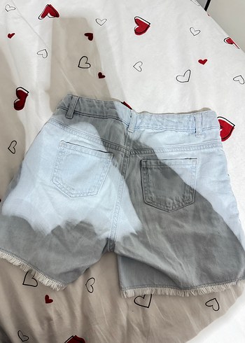 Açık Mavi Kot Şort - Görsel 4