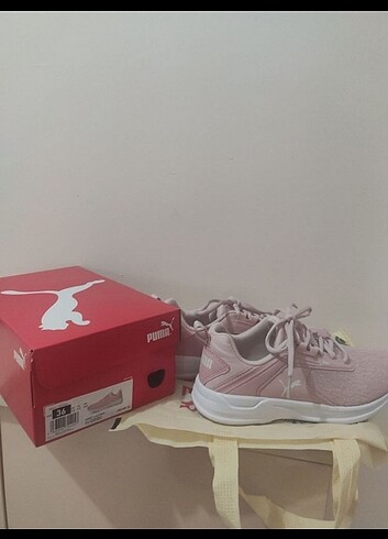36 Beden pembe Renk Açık pembe puma spor ayakkabi ORJİNAL