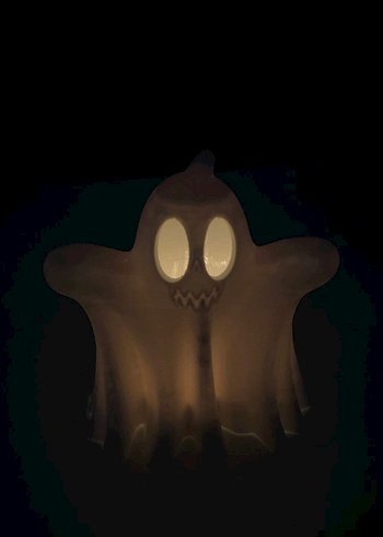  Beden beyaz Renk hayalet mumluk halloween tealight
