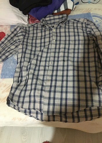 Kareli oversize gömlek unisex