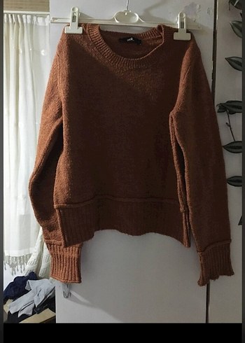 m Beden beyaz Renk Kadın Beyaz Kapüşonlu Kemerli Sweatshirt