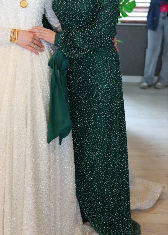 Taşlı abiye - Görsel 3