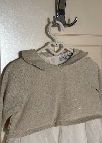 Kapüşonlu, Uzun Kollu Kız Elbisesi - Görsel 2