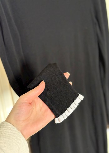 Uzun Siyah  Kadın Elbise - Görsel 2