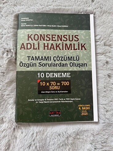 Konsensus Adli Hakimlik Deneme