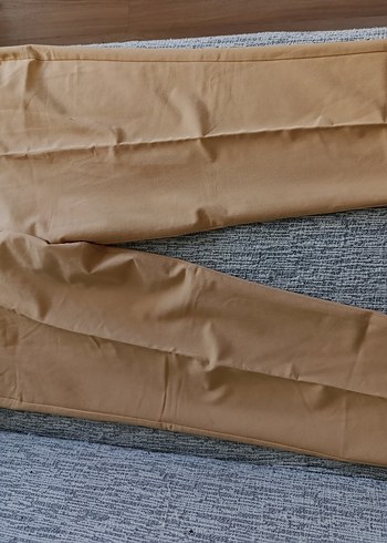 Sarı Kadın Kumaş Pantolon