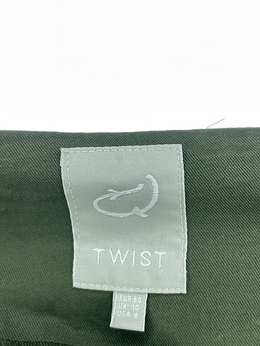 36 Beden yeşil Renk Twist Trenchcoat %70 İndirimli.