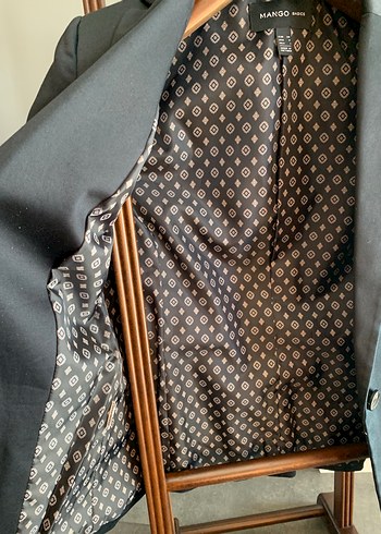 Düğmeli Siyah Notch Yaka Tuxedo Ceket - Görsel 4