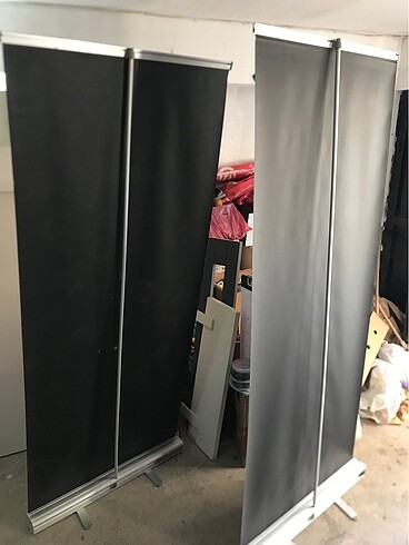 Diğer 2 adet ayaklı Roll Up Stand Hiç kullanılmadı çantasında