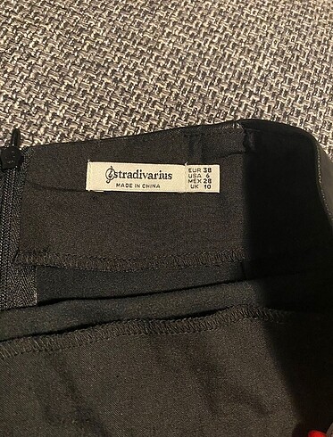 Stradivarius Deri mini etek