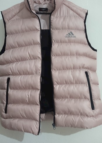 kadın Pembe Fermuarlı Mini Yelek