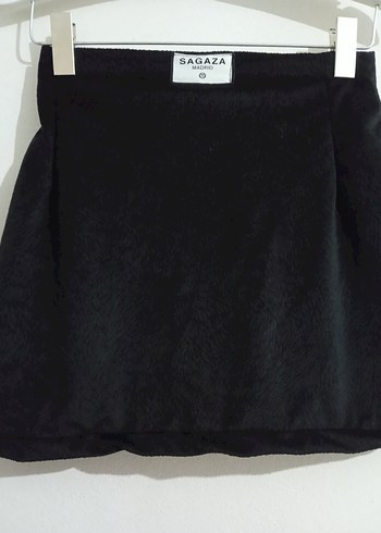 Siyah Mini Etek Fitted Kesim - Görsel 2