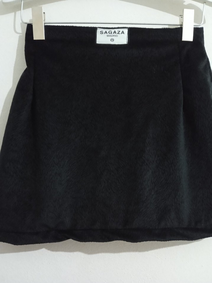 Siyah Mini Etek Fitted Kesim - Görsel 2