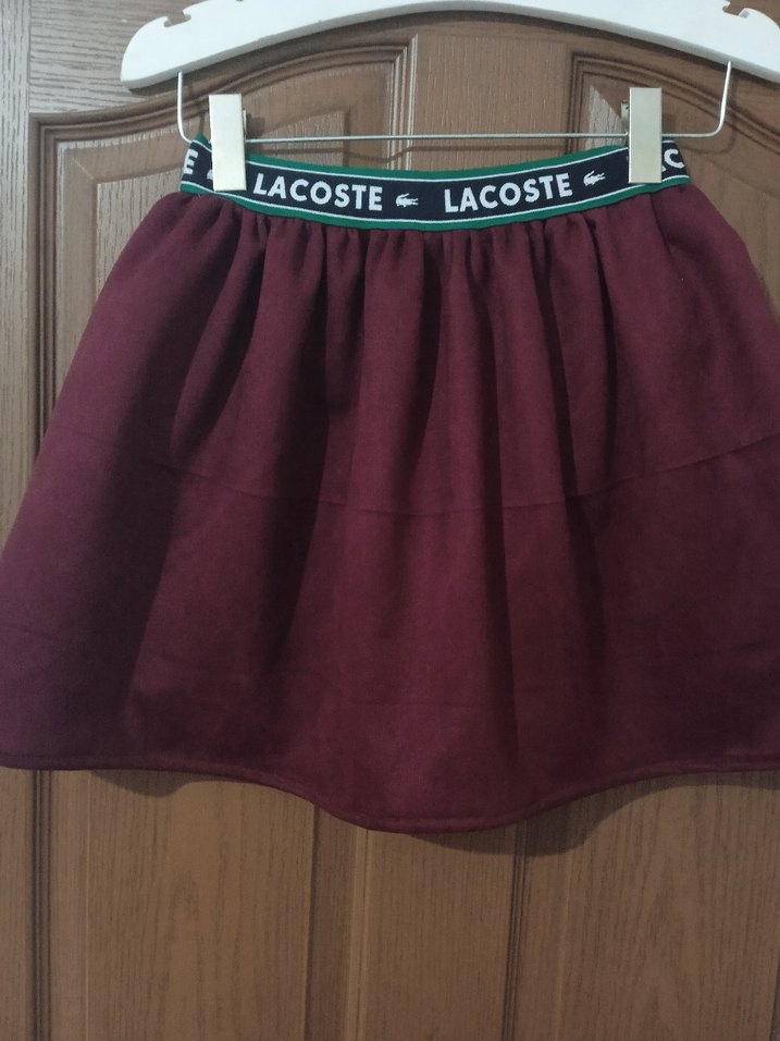 Lacoste Bordo Midi Mini Etek - Görsel 2