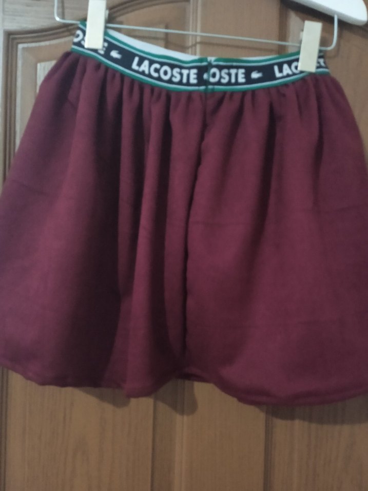 Lacoste Bordo Midi Mini Etek - Görsel 3