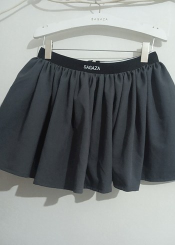 SAGAZA Siyah Pilili Mini Etek - Görsel 3