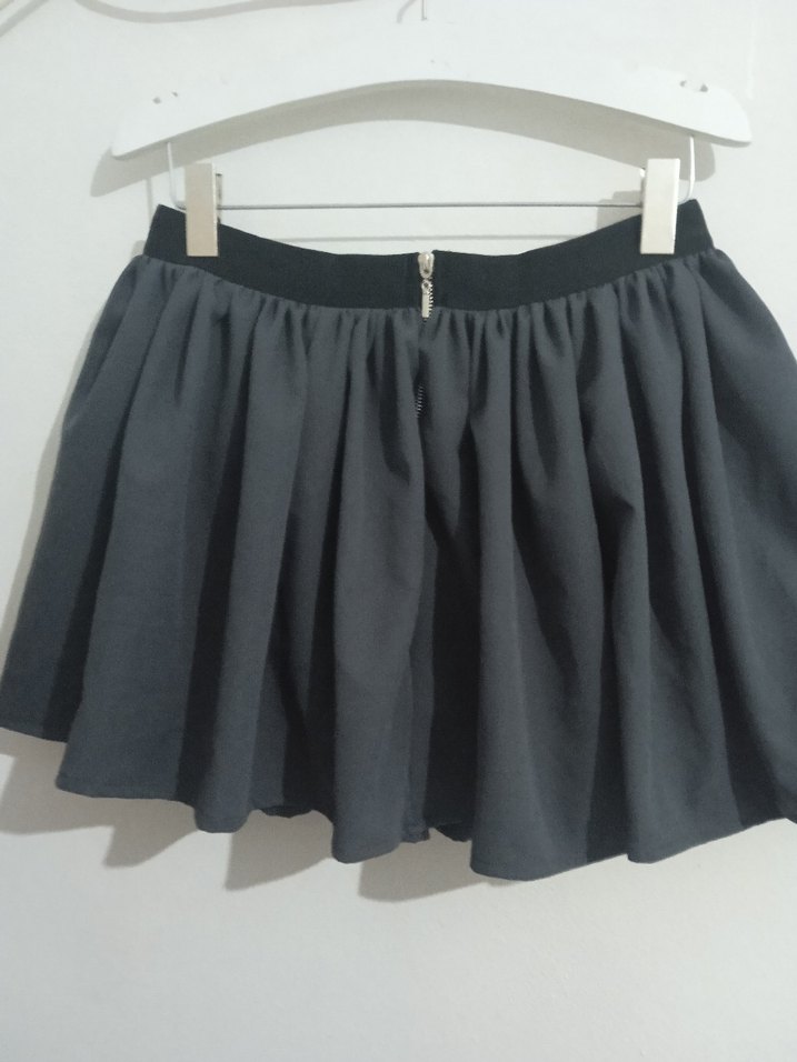 SAGAZA Siyah Pilili Mini Etek - Görsel 2