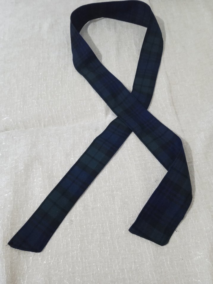 ekose desenli minimalist Paris tarzı kadın Fular - Görsel 2