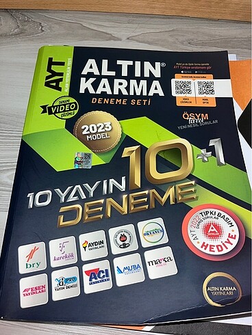 Ayt 11 li genel deneme altın karma yayınları