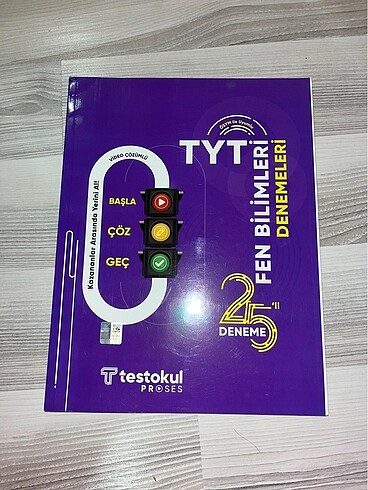 Tyt fen 25 li deneme testokul yayınları