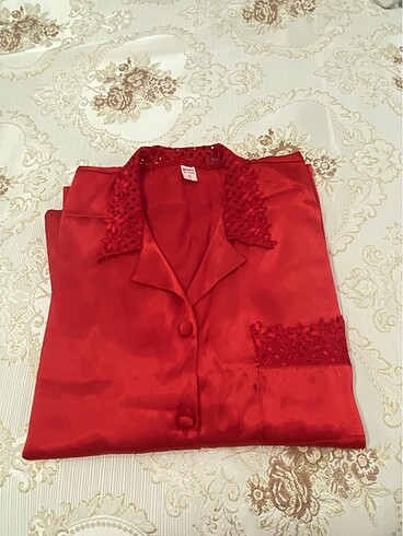 Saten pijama takımı