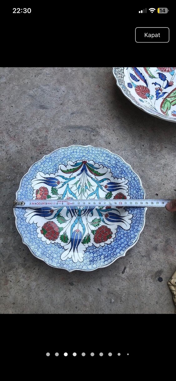 El emeği kütahya çinisi - Görsel 4