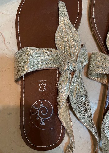 Gold kadın Sandalet - Görsel 3