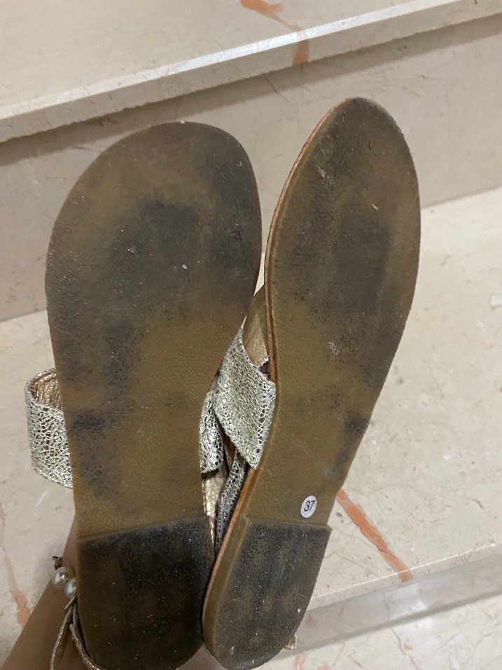 Gold kadın Sandalet - Görsel 2