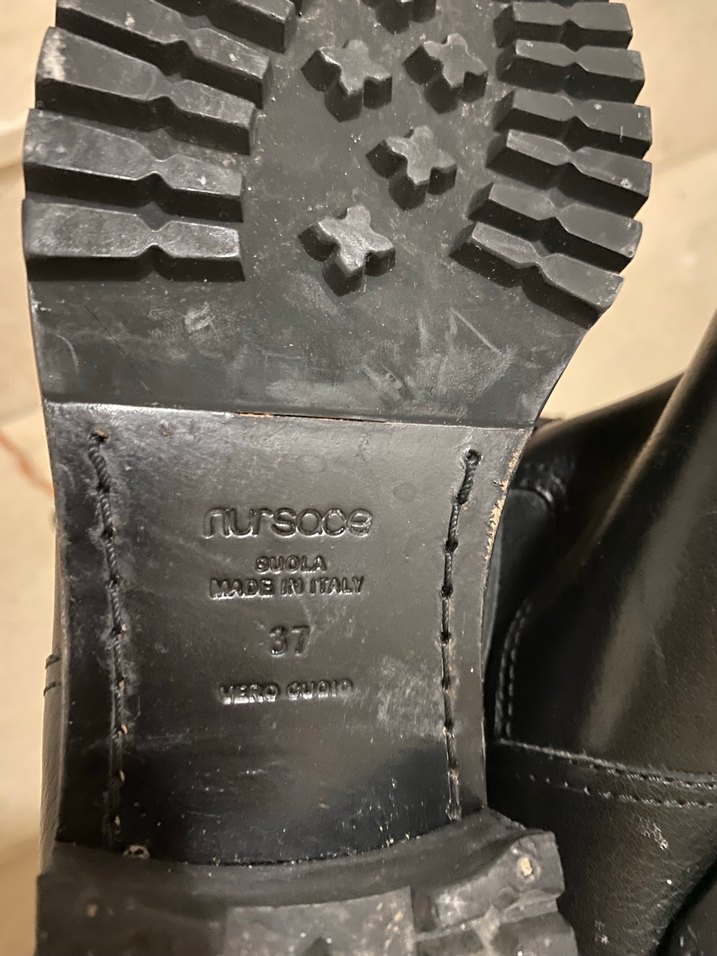 Siyah Deri Tokalı Biker Bot - Görsel 4