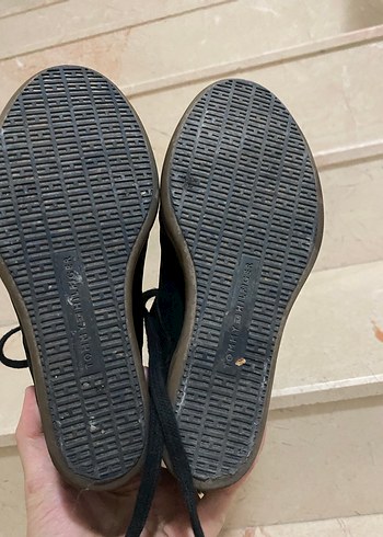 Siyah Süet Kadın Dolgu Topuklu ayakkabı - Görsel 5