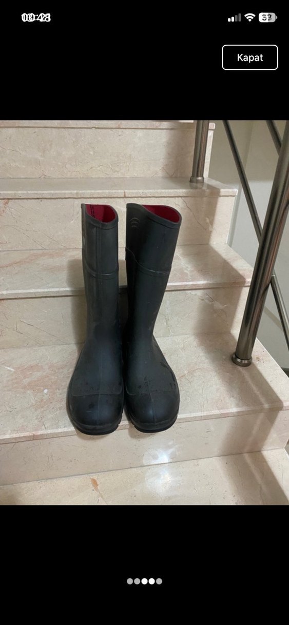 Techno marka çelik burun su geçirmez çizme - Görsel 2