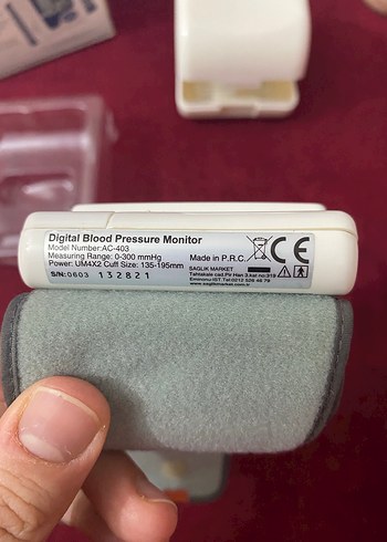 Acura Tam Otomatik Dijital Tansiyon Aleti - Görsel 7