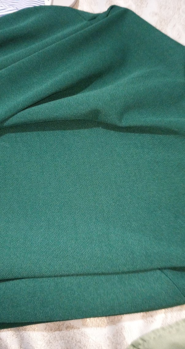 Kadın Yeşil Rahat Triko Sweatshirt - Görsel 2