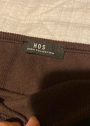 Kahverengi Uzun Kollu madonna yaka Kadın Kazak - Görsel 3