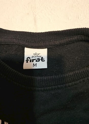 Siyah Sweatshirt, Uzun Kollu, - Görsel 2