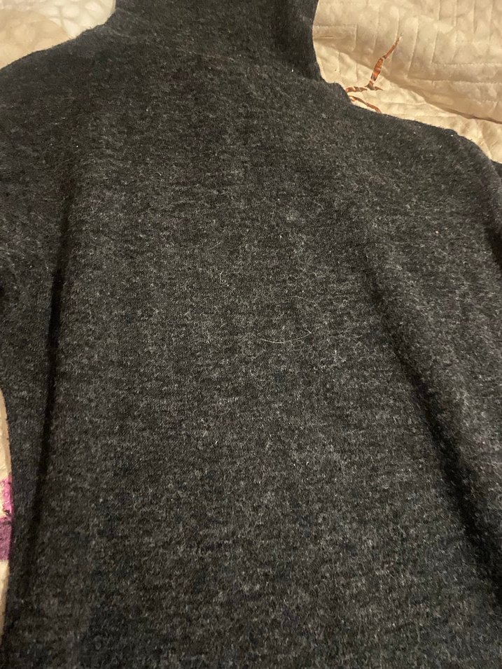 Siyah Balıkçı Yaka midi elbise - Görsel 3