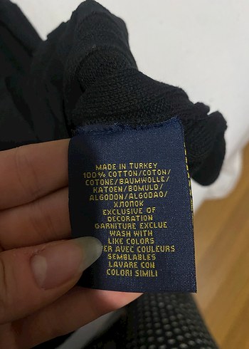 Polo Ralph Lauren Siyah unisex Triko Kazak - Görsel 3