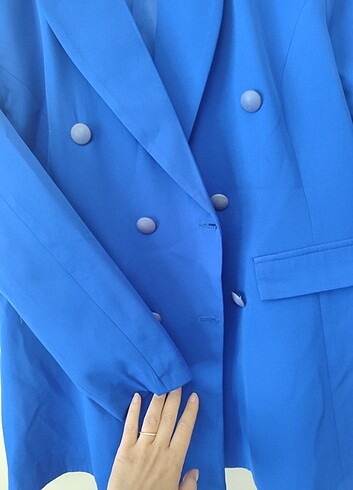 Blezer Ceket/Yeşil&Lacivert - Görsel 9