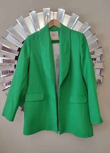 Blezer Ceket/Yeşil&Lacivert - Görsel 10