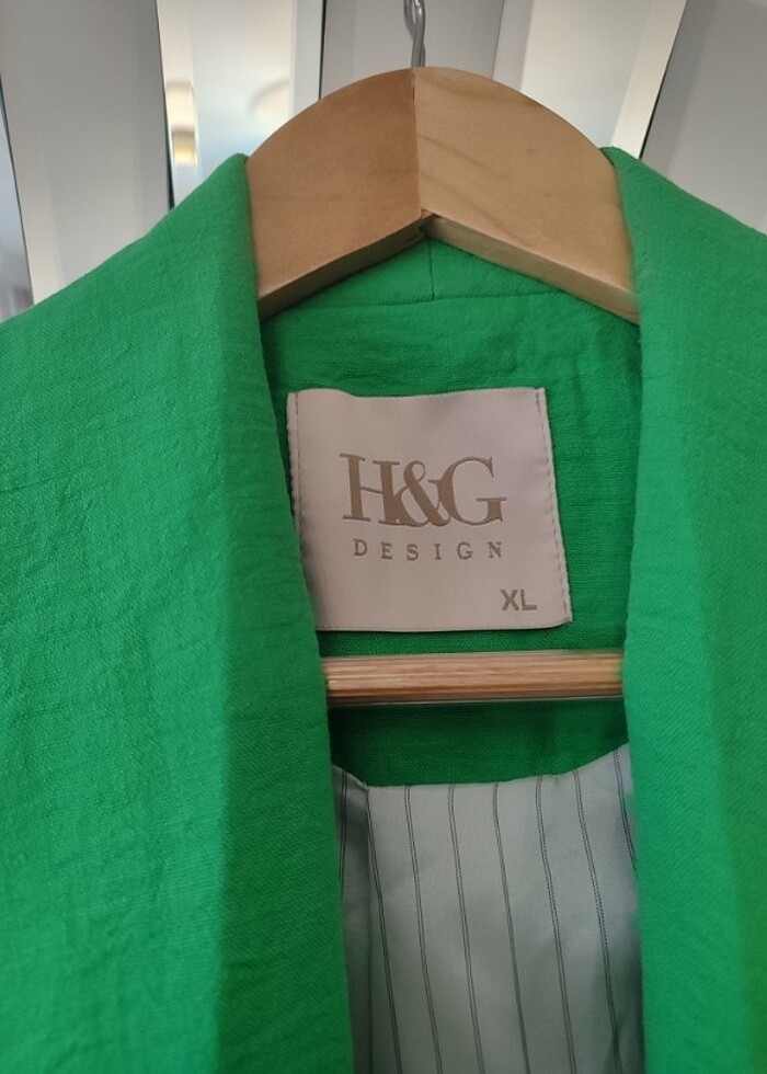 Blezer Ceket/Yeşil&Lacivert - Görsel 3